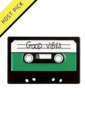 HP | 'Good Vibes' Cassette Pin